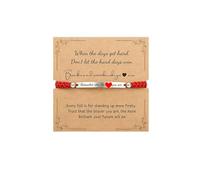 BTZY Remember Who The You Are Bracelet - Inspirational Bracelets for Women Men, Dont Let The Hard Days Win Inspirational Jewelry Gifts, Adjustable Handmade Braided Wrap Stainless Steel Engraved Words