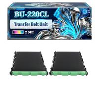 BU-220CL Transfer Belt Unit Compatible for Brother HL-3152CDW MFC-9330CDW HL-3170CDW MFC-9140CDN MFC-9340CDW Printers, With Chip Large Capacity 60000 Pages (2 Set)