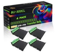 BU-300CL Compatible for Brother Transfer Belt with Chip HL-4570CDW MFC-9465CDN HL-4140CN HL-4570CDWT Printers (4 Pack Black)