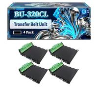 BU-320CL Transfer Belt Unit Compatible for Brother DCP-L8400CDN HL-L8350CDW MFC-L8650CDW DCP-L8450CDW HL-L9200CDWT Printers, With Chip Large Capacity 100000 Pages (4 Pack Black)