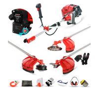 Bu-Ko 52Cc 3-In-1 Petrol Strimmer Garden Multi-Tool Electric Push-Button And Pull Cord Start