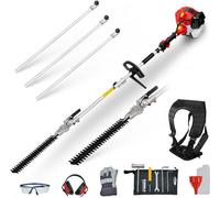 Bu-Ko 52Cc Long Reach Petrol Hedge Trimmer And 3X 75Cm Extension Pole