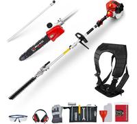 Bu-Ko 52Cc Long Reach Petrol Hedge Trimmer And Pruner Saw With 75Cm Extension Pole