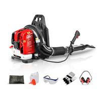 Bu-Ko 63Cc Petrol Backpack Leaf Blower - Powerful 2 Stroke Air Cooled Engine