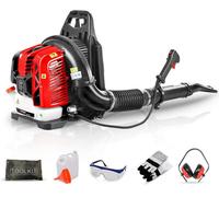 Bu-Ko 63Cc Petrol Backpack Leaf Blower - Powerful 2 Stroke Air Cooled Engine