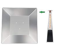 BU-KO Universal 4-Sided Heat Shield Reflector Replacement for Pyramid Gas Patio Heater 11cm