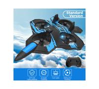 (BU No Camera) F22 Foam RC Plane with Camera 4K 360 Stunt Remote Control Aircraft Fighter