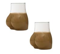 Bu-tt Shaped Drinking Glass, Body Shaped Wine Glasses, Funny Bu-tt Drinking Glasses, Beer Mugs Transparent Coffee Cups, Creative Ass Cocktail Glass, Joke Bu-tt Glass, for Pranks