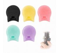 Buaak 5 Pcs Clarinet Finger Rest, Thumb Protector, Thumb Rest Pad for Clarinet or Oboe, Silicone Thumb Pad, Protective Pad for Relieve Thumb Pain, Enhanced Thumb Support During Playing, Colored