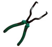 Buaak Fuel Line Pliers, Hose Plier Clamp, Fuel Pipe Removal Tool, Electrical Disconnect Pliar for Cars, Gasoline-Pipe Joint Removal Pliars for Oil-Pipes (Green and Black Handle, Black Pliers)