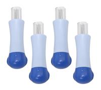 Buaak Punch Needle Kit, 4 Pcs Felting Needles Tools with 7 Barbed Needles Craft Wool Felt for Beginners and Craft Enthusiasts, Needle Felting Punch Tools for DIY Patchwork Craft Make Felt Animals