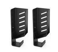 Buaak Universal Router Shelf, Black Wall Mount for Routers/TV Box/Laptop/Network Switches/Modems, Dock Wall Mount Bracket Compatible with TP-Link, Mi Box, Apple TV, Sky Q