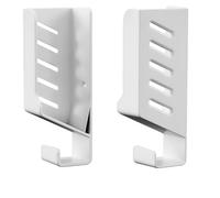 Buaak Universal Router Shelf, White Wall Mount for Routers/TV Box/Laptop/Network Switches/Modems, Dock Wall Mount Bracket Compatible with TP-Link, Mi Box, Apple TV, Sky Q