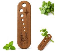 Buaak Wooden Vegetable Leaf Separator & Herb Stripper Tool, Herb Cutter, Pottery Herb Stripper Supplies, Fun Kitchen Gadgets, Exquisite Gifts for Home Use & Chefs