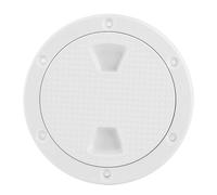 Buachois 4 Inch Round Deck Plate, Marine Inspection Hatch Cover, Detachable Non Slip Deck Access Plate with Screws, Suitable for Boat Yacht RV Outdoor Facilities