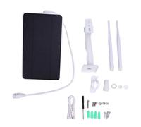 Buachois 4G WiFi Solar Router, LTE Modem Router Water Proof Outdoor Wireless Repeater with Relay Function for Live Streaming Devices Smartphones Tablets (European Version)