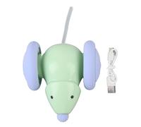 Buachois Automatic Moving Electronic Rat Cat Toy Interactive Electric Powered Pet Toy with Random Movement and Sound Effects Safe ABS Silicone for Indoor Cats