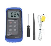 Buachois Digital Temperature Meter, SM6801E High Precision Thermocouple Meter with Probe for Liquid Steam Gas Solid Medium