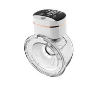 Buachois Electric Breast Pump, 180mL Wearable Milk Pump, 4 Modes 9 Levels Breastfeeding Pump with LED Display Strong Suction and Largy Capacity for Baby