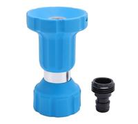 Buachois Garden Hose Nozzle,Stainless Steel Fireman Style Heavy Duty Hose Nozzle High Power Garden Water Sprayer for Plants Watering Car Pet Washing Patio Cleaning