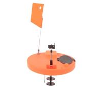 Buachois Ice Fishing Tip Up, Polar Therm Extreme Tip Up, Fishing Tackle Tool With Flag Pole for Winter Portable Fishing Accessories Orange Red Strike Indicators for Angler Tackle Accessory