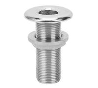 Buachois Marine Thru Hull Fitting Connector 3/4 inch 316 Stainless Steel Water Drain Outlet Universal Plumbing Valve Fitting for Boats, Yachts, Marine