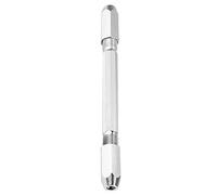 Buachois Mini Manual Drill, High Carbon Steel Gimlet Steady Precision Clamp Anti Slip Handle, 0-3mm Pin Vice Hand Twist Drill with Double End Pin Chuck for Drilling Wood Linden Pla