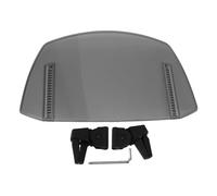 Buachois Motorcycle Adjustable Windscreen, Universal Fit Wind Deflector with Enhanced Visibility Noise Reduction for MT07 MT09 MT10 R1 R3 FZ6 TMAX530 TMAX 500 (Smoky)