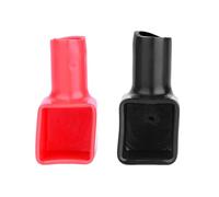Buachois Pair of Battery Terminal Covers, Red & Black Positive and Negative, Durable