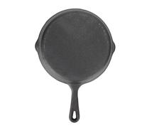Buachois Pre Seasoned Cast Iron Skillet, Even Heat Cast Iron Skillet for Searing Frying Baking Sauteing Braising, Easy Use in The Stove Grill Campfire Oven, Dishwasher Safe (10cm/3.9in)