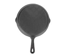 Buachois Pre Seasoned Cast Iron Skillet, Even Heat Cast Iron Skillet for Searing Frying Baking Sauteing Braising, Easy Use in The Stove Grill Campfire Oven, Dishwasher Safe (20cm/7.9in)