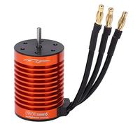 Buachois RC Brushless Motor F540 3300KV Waterproof Inner Rotation 4 Pole 12 Slot Sensorless Brushless Motor for 1/10 Brushless Car