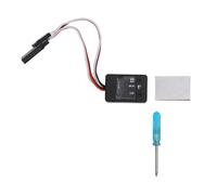 Buachois RC Car Gyro Stabilizer Module, Automatic Stability Control Adjustable Sensitivity Mini Gyroscope with 50x25mm Compact Design Compatibility for SCX10 Remote Contr