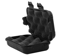 Buachois Survival Storage Box,13.5 x 4 x 8cm Plastic Outdoor Waterproof Shockproof Protective Hard Case Universal Sealed Storage Container Case for Camping Fishing Hiking Travel (S Black)