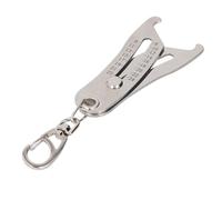 Buachois Thread Size Checker Keychain,Portable Thread Size Verification Tool Accurate Nut Bolt Finder Inch Metric 2 Scale Nuts and Screws Checker for Fast Measurement