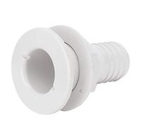 Buachois Thru Hull Fitting, Boat Drain Fitting Marine Thru Hull Exhaust Fittings Boat Drain Outlet Plug Plastic Through Hull Connection for Marine Yacht Speedboat 1-1/2 inches
