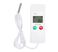 Buachois USB Temperature Data Logger Recorder with LCD Display, External Probe 35000 Recording Capacity PDF Report for Greenhouse Food Transport Pharmaceutical Storage