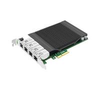 Buacoz PCIe X4 Quad-Port Gigabit Network Card POE Powered Server with Intel I350-T4 RJ45 NIC Card LAN Ethernet Adapter Support Windows Server Linux Ubuntu VMware