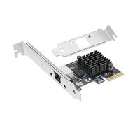 Buacoz Single Port 2.5gb Gigabit Network Card with Realtek RTL8125BG RJ45 Port LAN NIC Card, PCI Express 2500Mbps Ethernet Server Adapter PCIe 2.0 x1 Support Windows Server/Linu