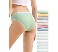 Buankoxy 14 Pcs Women's Disposable Underwear Soft & Breathable Ladies Disposable Knickers Travel Briefs Panties (Multicolor,8)