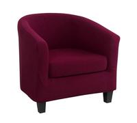BUAOGDVG Cover for cocktail, Chesterfield or Tullsta style armchair, universal, washable, non-slip, stretchy, for living room or counter, in velvet(Jacquard#bordeaux,2 Pièces)