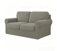 BUAOGDVG Stretch Sofa Cover with Separate Backrests and Seat Cushions, Non-Slip Sofa Cover with Elastic Band, Jacquard Furniture Protector(U,2 Posti)