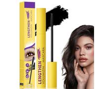 Bub/ble Waterproof Tubing Mascara Black,Smudge-Proof Formula for Volume & Length,Effective Curling & Enduring Shape,Creates Thick Defined Lashes,Creates Thick & Well-Defined Lashes,Easy to Carry