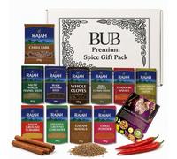 BUB Indian Spice Kit Refill - 11 Rajah Spices & 10-Recipe Booklet