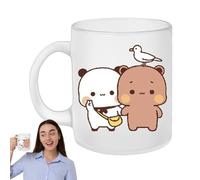 Bub-U Dud-U Coffee Mug - Create A Happy Atmosphere, Funny Printed Playing Together Ceramic Cup, Nice Present | White Ceramic Tea Cup, Dud-U Bub-U for Couples and Friends