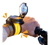 Bub-up Superbikero Mirror and blinker bracelets designed for cycling with teady or blinking LED signal Single version