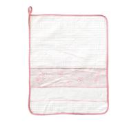 Bubabù NELLA Nursery Set - Set for Embroidery Bib, Bag and Towel - Pda Embroidery Set - Made in Italy, pink, One Size