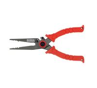 BUBBA 8.5" Stainless Steel Pliers with Non-Slip Handle, Spring Loaded with Crimping Tools and Anvil Cutters Lanyard Hole and Sheath