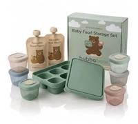 Bubba Bear Baby Food Storage Containers Set, Weaning Pots & Freezer Tray