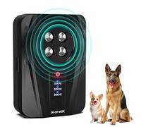 Bubbacare Anti Barking Devices for Dogs, Auto Dog Bark Deterrent Device, 33FT Ultrasonic Dog Barking Device with 3 Modes, Rechargeable Bark Stopper Safe for Puppy Large Dogs